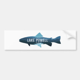 Lake Powell Arizona Utah Fish Autoaufkleber