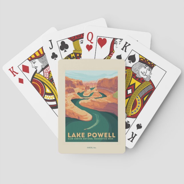 Lake Powell | Arizona & Utah Spielkarten (Rückseite)
