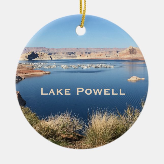 Lake Powell AZ-Utah Border Travel Ornament (Vorne)