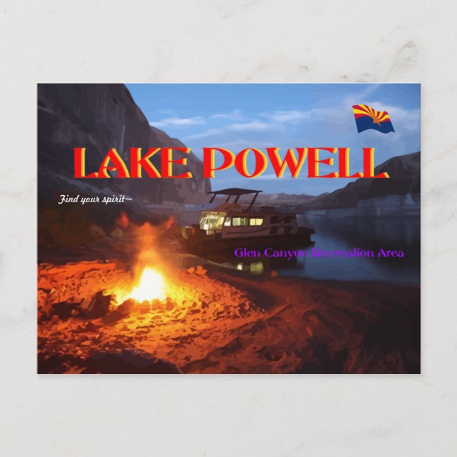 Lake Powell Glen Canyon Erholungsgebiet Postkarte (Vorderseite)