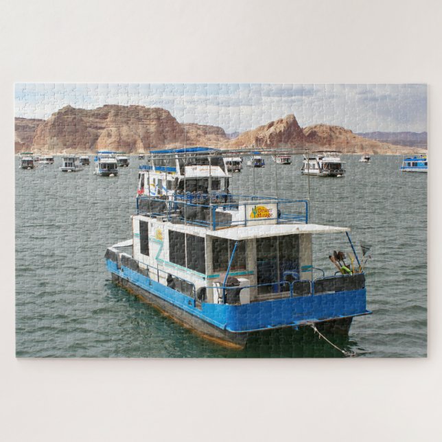 Lake Powell Houseboat, Arizona, USA 2 Puzzle (Horizontal)