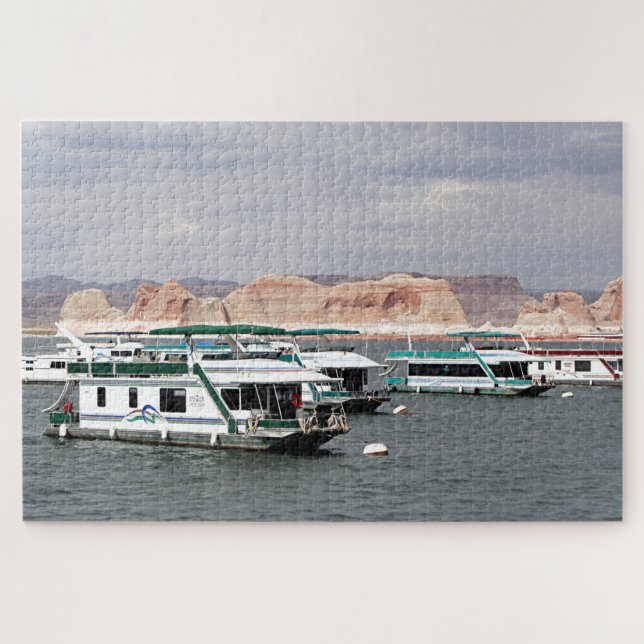 Lake Powell Houseboat, Arizona, USA 4 Puzzle (Horizontal)