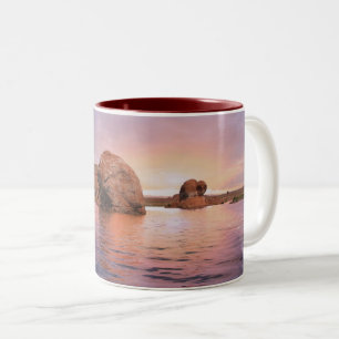 Lake Powell Sunset Zweifarbige Tasse
