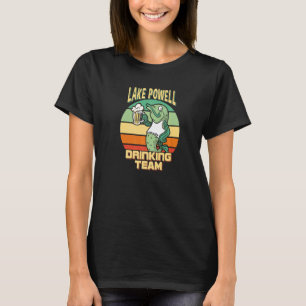 Lake Powell Trinkteam Lustiger Fisch Bier Angeln T-Shirt