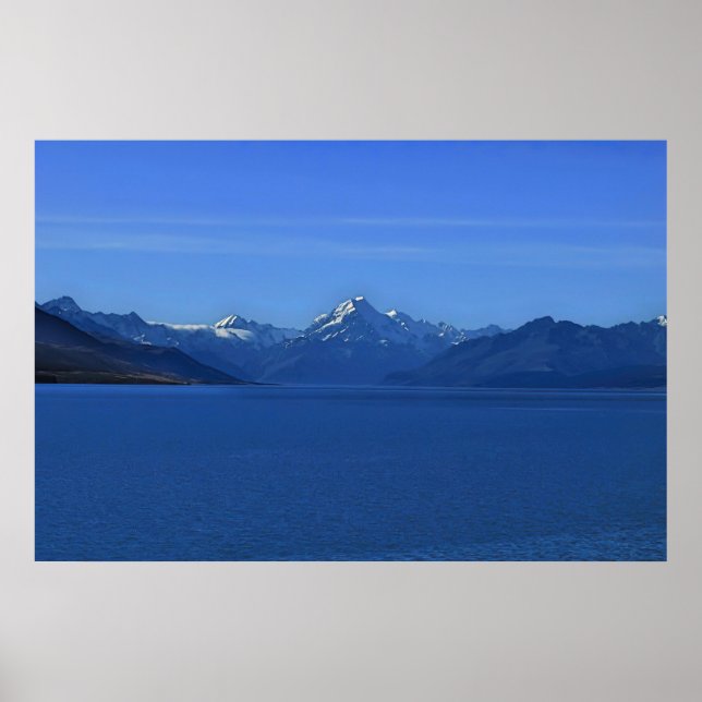 Lake Pukaki and Aoraki Poster (Vorne)