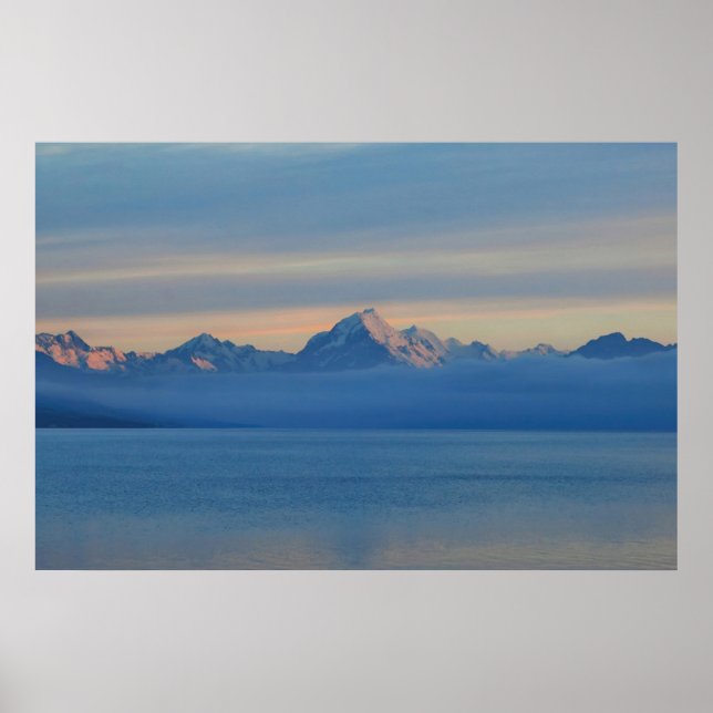 Lake Pukaki Dawn Poster (Vorne)