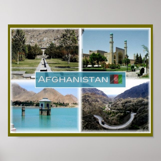 Lake Qargha - Babur Garden Poster (Vorne)