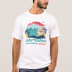 Lake Rabun Georgia Beach Sommersurfen Sunset Pal T-Shirt
