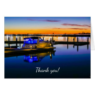 Lake Ray Hubbard Rockwall TX Sunset Danke Karte