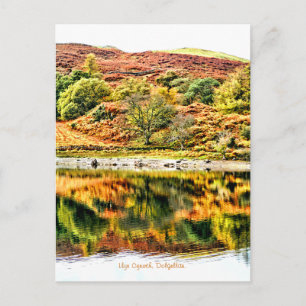 LAKE REFLECTIONS WALES Vereinigtes Königreich Postkarte