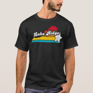 Lake Ridge Virginia Vintag Distressive Souvenir 1 T-Shirt