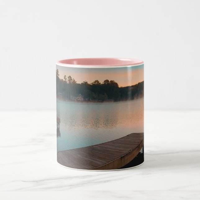 Lake Royale Dockside Zweifarbige Tasse (Mittel)