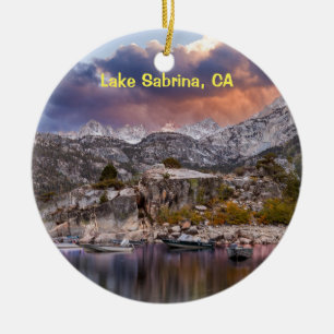 Lake Sabrina, Kalifornien Keramikornament