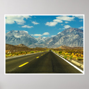 Lake Sabrina Road Print Eastern Sierra Wandkunst Poster