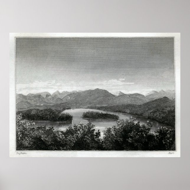 Lake Sanford Adirondacks Poster (Vorne)