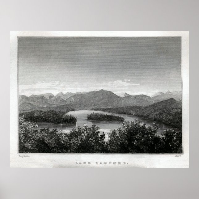 Lake Sanford Adirondacks Poster (Vorne)
