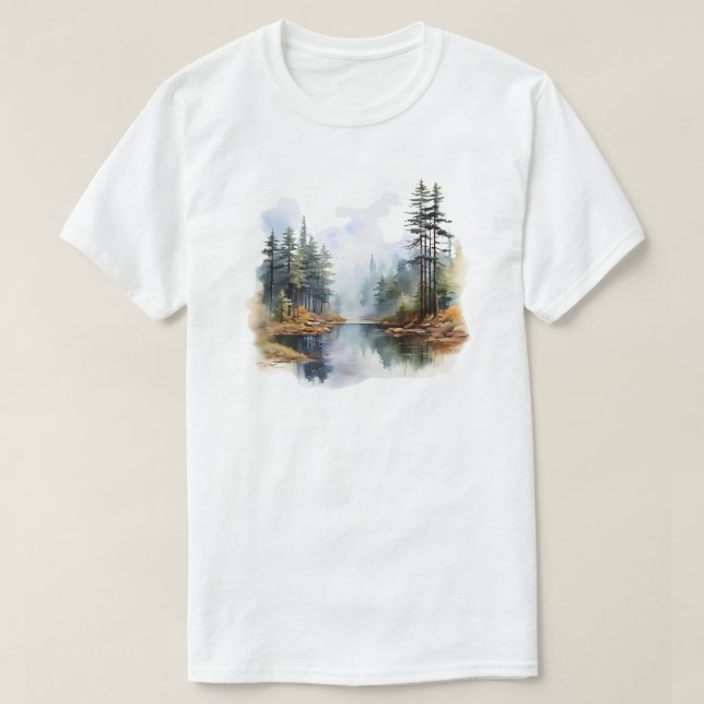 Lake Scene T - Shirt (Design vorne)