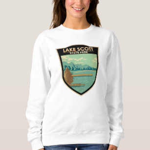 Lake Scott Staat Park Kansas Abzeichen Sweatshirt