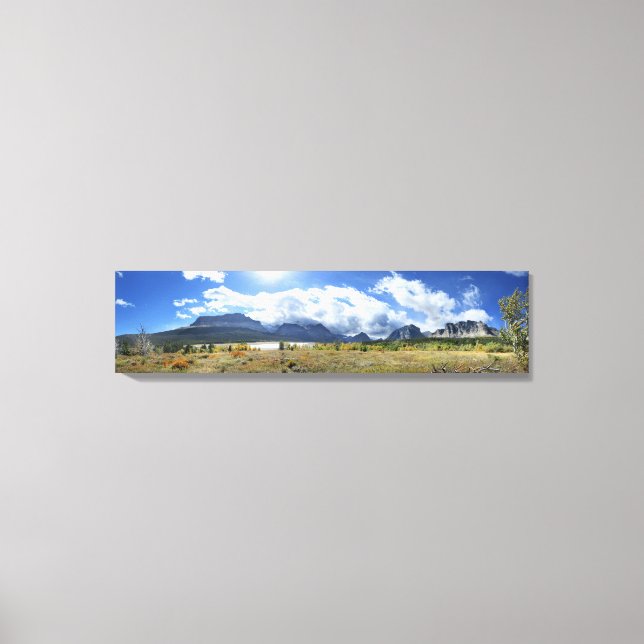 Lake Sherburne Entry - Glacier National Park Leinwanddruck (Vorderseite)