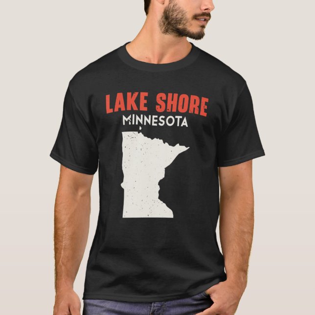 Lake Shore Minnesota USA Staat America Travel Mini T-Shirt (Vorderseite)
