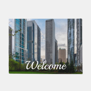 Lake Shore Park Painterly Willkommen Doormat Fußmatte