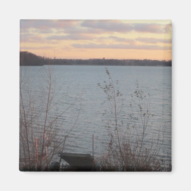 Lake Shore Sunset Magnet (Vorne)