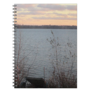 Lake Shore Sunset Notebook Notizblock