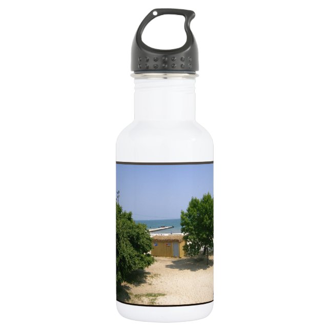 Lake Shows Abfahrt! Edelstahlflasche (Vorderseite)