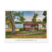 Lake Summerset Illinois Gazebo