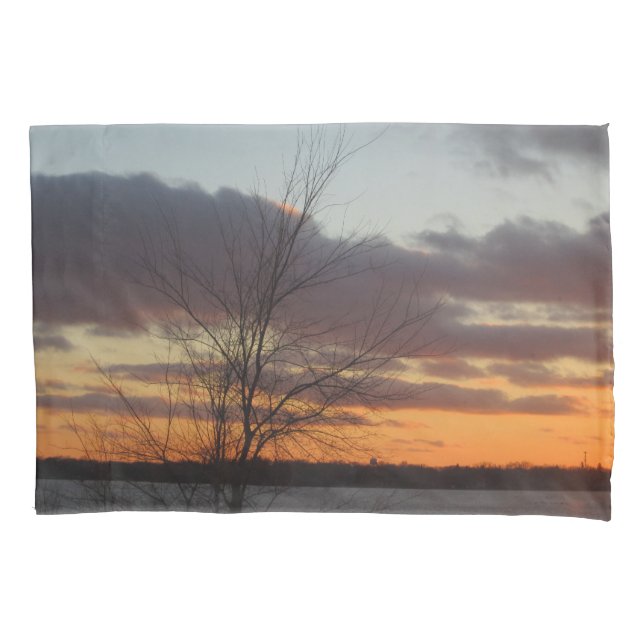 Lake Sunset Pillowcase Kissenbezug (Vorderseite)
