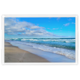 Lake Superior 12 Mile Beach Michigan Acryl Tablett