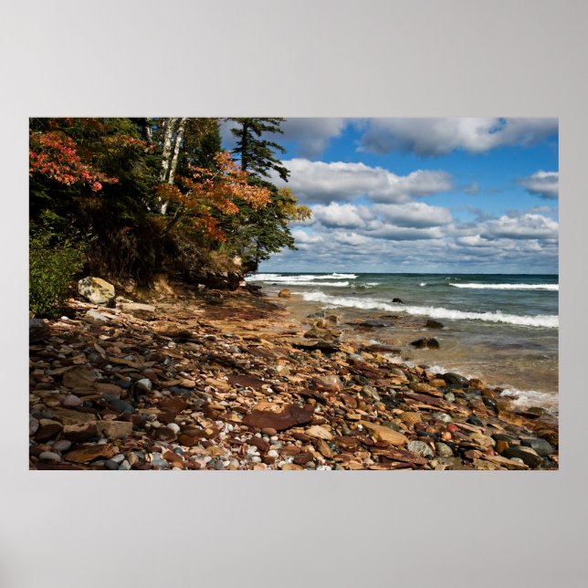 Lake Superior Beach Poster (Vorne)