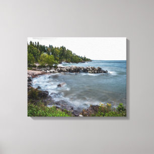 Lake Superior Coastline Canvas Print Leinwanddruck