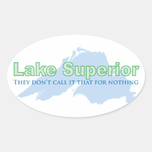 Lake Superior; das nennen sie nicht umsonst Ovaler Aufkleber