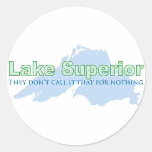 Lake Superior; das nennen sie nicht umsonst Runder Aufkleber