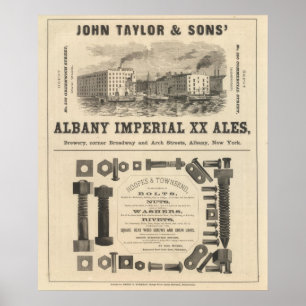 Lake Superior Iowa und Minnesota Werbung Poster