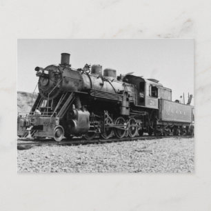 Lake Superior & Ishpeming Railroad Lokomotive #20 Postkarte
