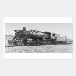 Lake Superior & Ishpeming Railroad Lokomotive #20 Rechteckiger Aufkleber