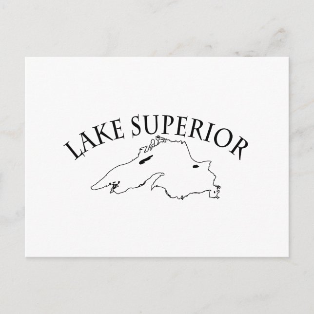 Lake Superior Karte (Vorderseite)