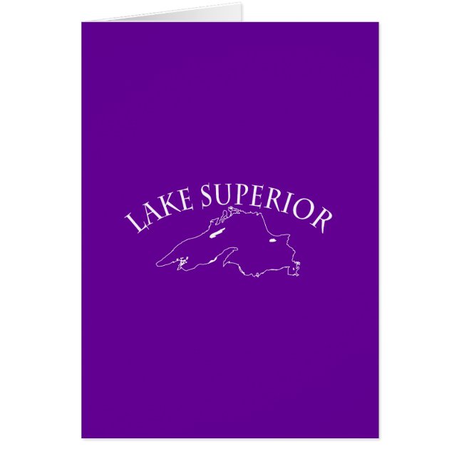 Lake Superior Karte (Vorne)