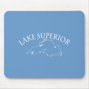 Lake Superior Karte Mousepad