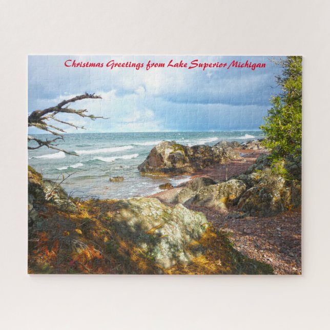 Lake Superior Michigan. Puzzle (Horizontal)