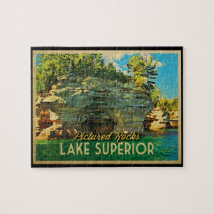 Lake Superior Pictured Rocks Puzzle
