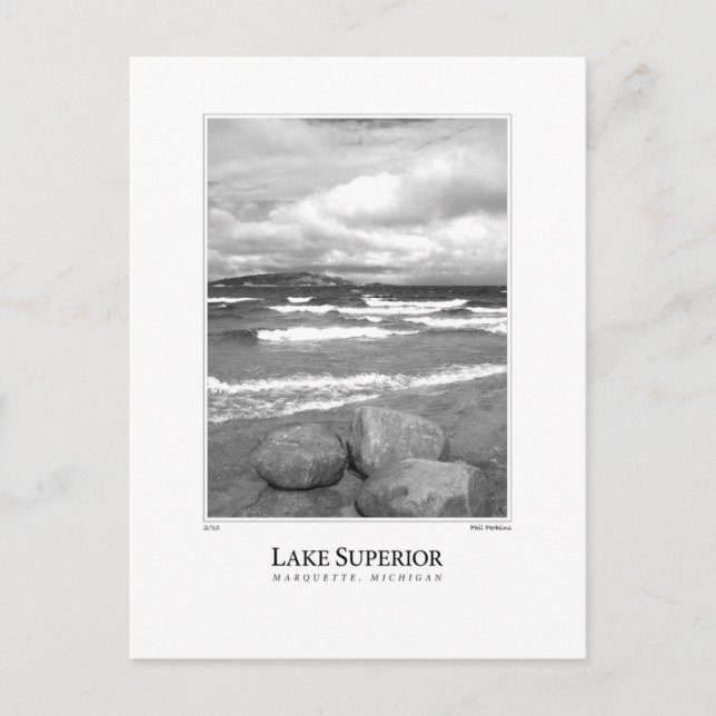 Lake Superior Postkarte (Vorderseite)