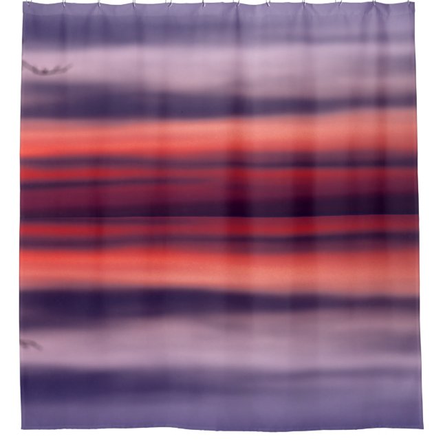 Lake Superior Sunrise Fotograf Duluth Minnesota Duschvorhang (Vorderseite)