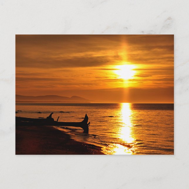 Lake Superior Sunset Postkarte (Vorderseite)