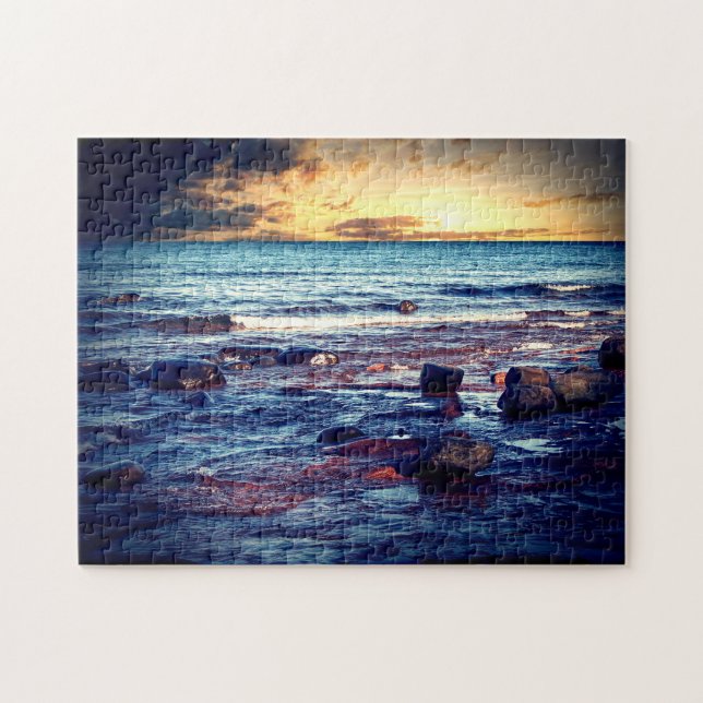 Lake Superior Sunset Puzzle (Horizontal)