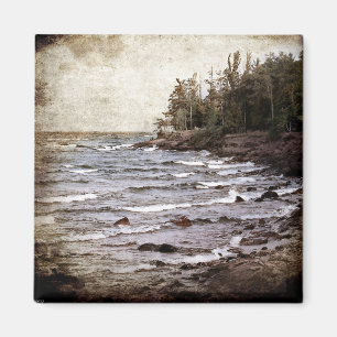 Lake Superior Waves Magnet
