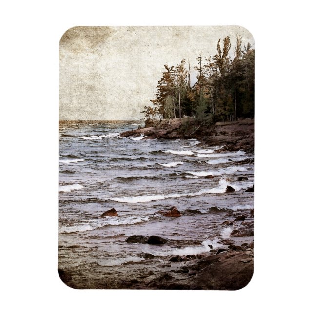 Lake Superior Waves Magnet (Vertikal)