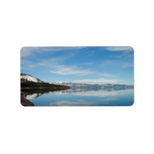 Lake Tahoe Adressaufkleber